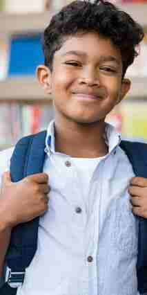 beaming little boy