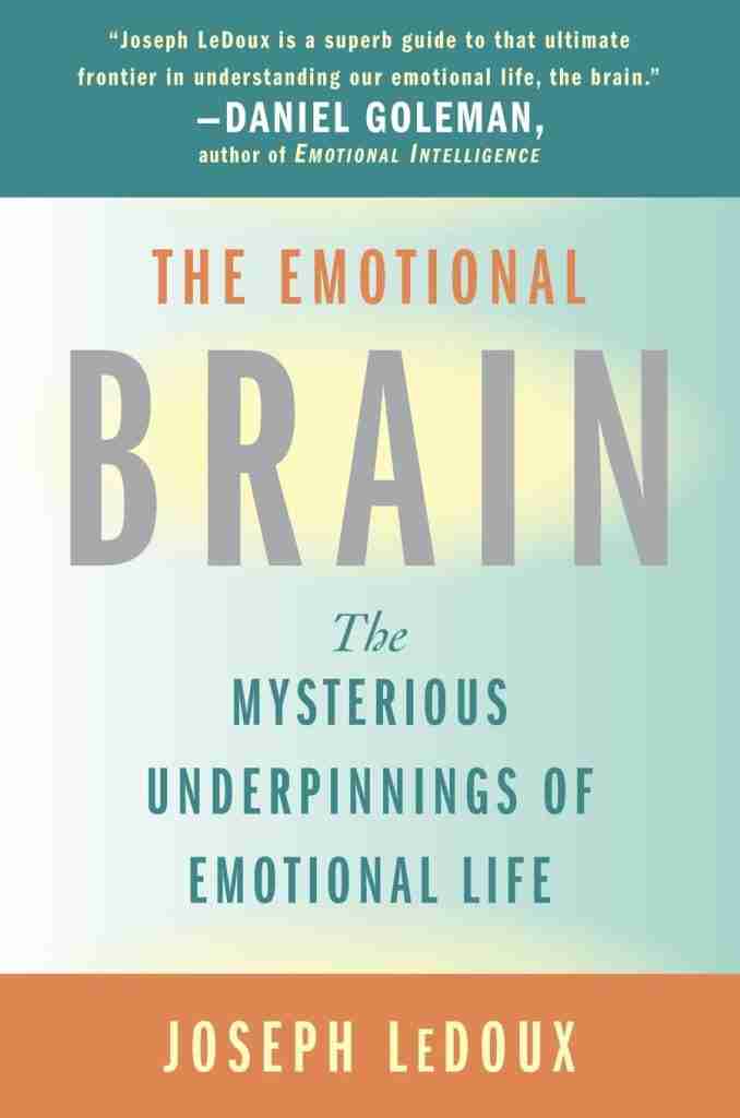 Holiday gifts for your favourite ADHD-brains 29 Cover of The Emotional Brain by Joseph LeDoux, one of the best mental health books recommended for self-discovery. It features a gradient background and a quote from Daniel Goleman at the top. The subtitle, The Mysterious Underpinnings of Emotional Life, stands prominently in the center.